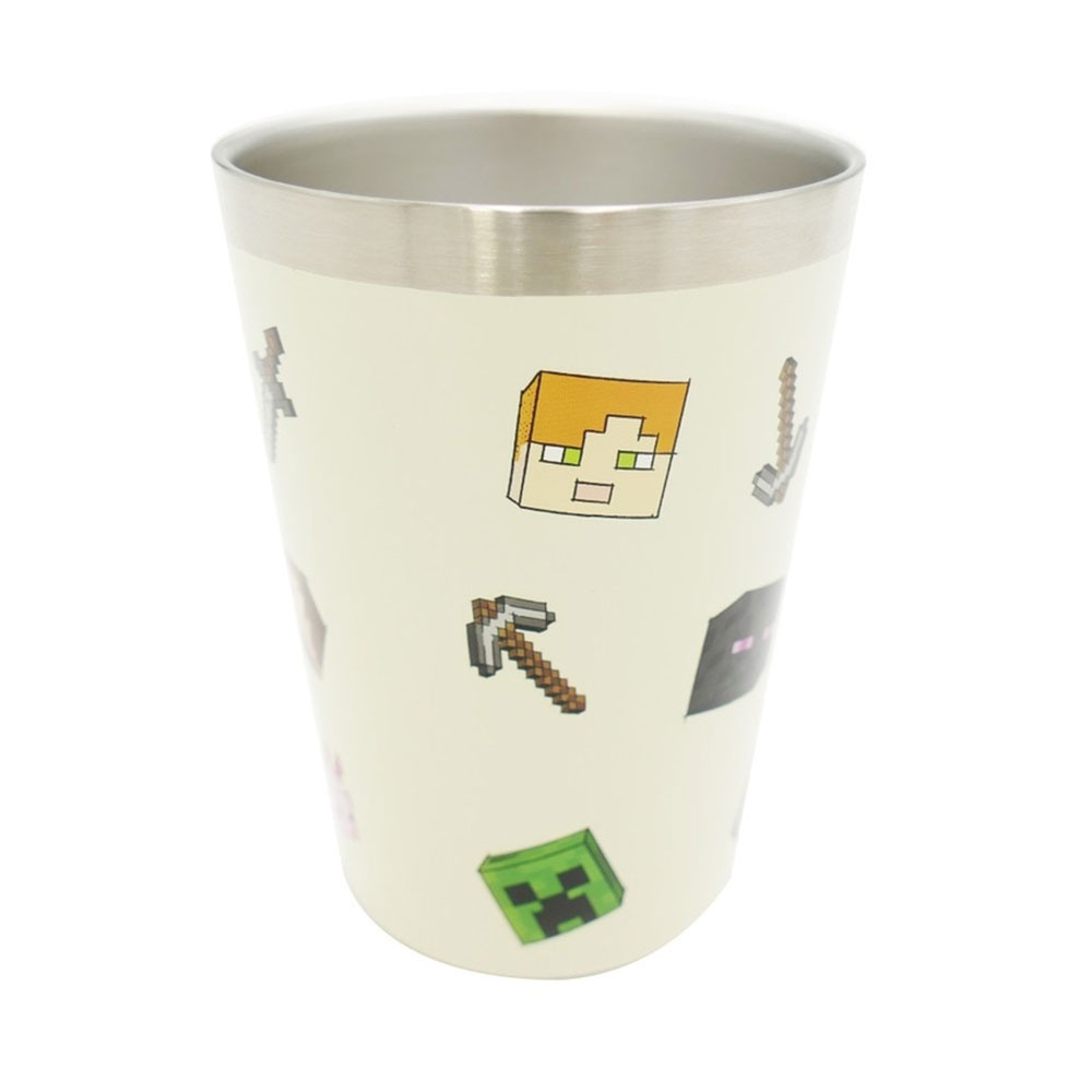 コンビニコーヒータンブラー M 400ml 保温 保冷 結露しない 真空断熱 サーモタンブラー カップ コップ ディズニー マイメロ 金色 STCV2 | スケーター | 05