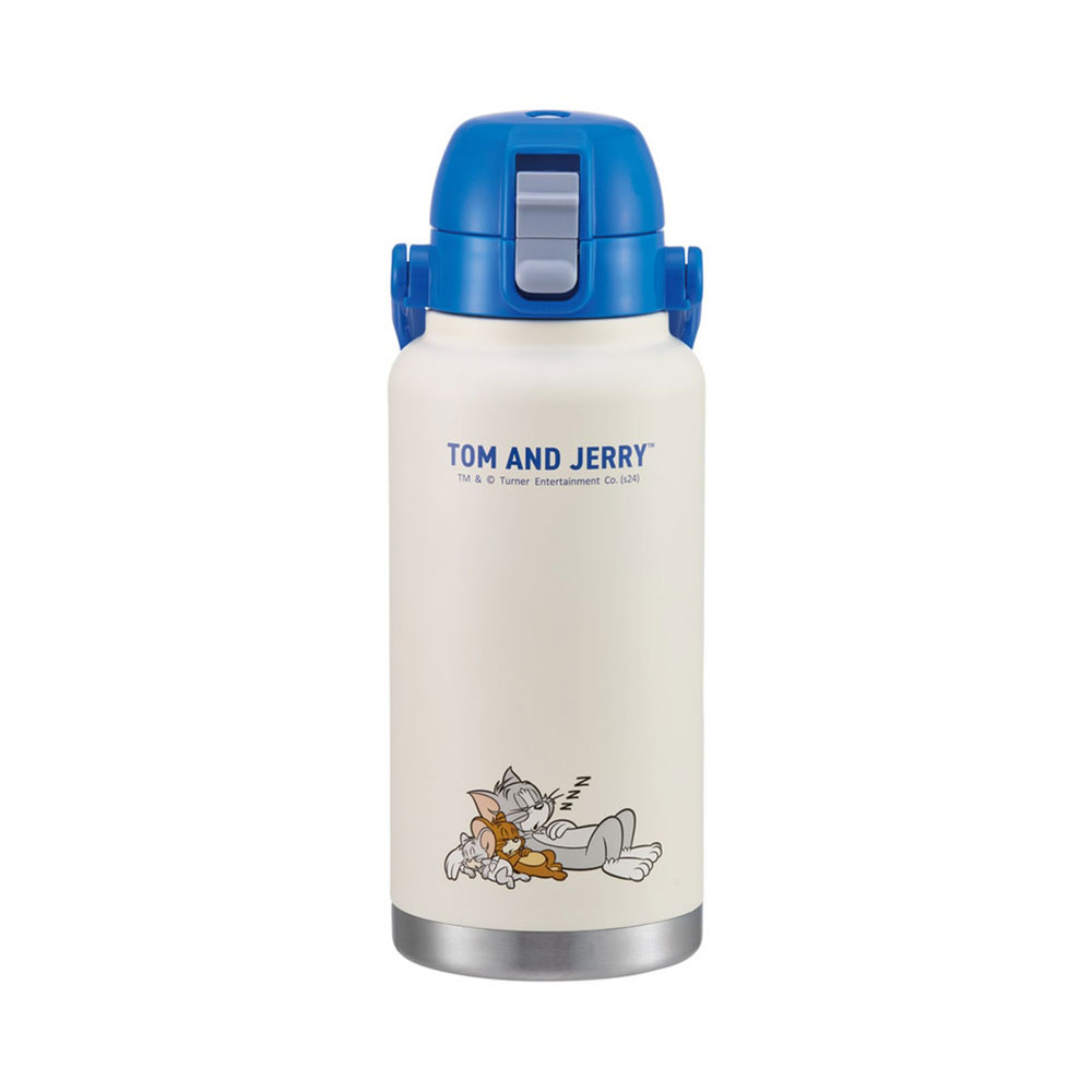 ステンレスボトル ワンプッシュ ダイレクト 水筒 大容量 1L 大きめ 保冷 広口 直飲み ハンドル付き 真空断熱 軽量 スポーツ STD10H | スケーター | 03