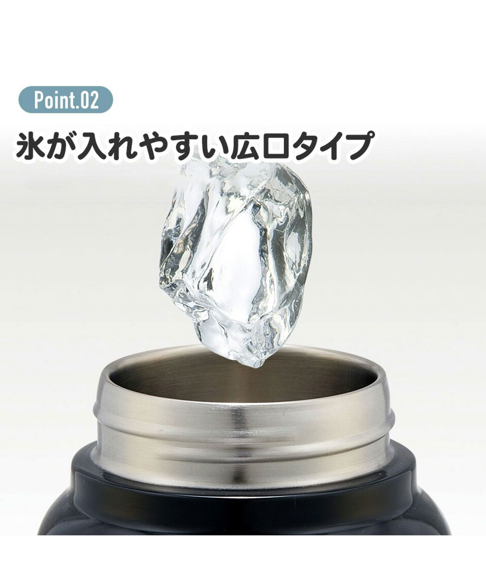 ステンレス ボトル ワンプッシュ ダイレクト 水筒 大容量 2L 大きめ 保冷 直飲み ハンドル付き 広口 真空断熱 軽量 メンズ 子供 キャラクター STD8H | スケーター | 05