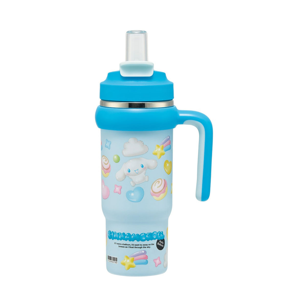 タンブラー 830ml 保温 保冷 直飲み ストロー ハンドル付 持ち手付き 2WAY ステンレス ボトル 水筒 大人 子供 キッズ キャラクター サンリオ キティ STSTB9 | スケーター | 04