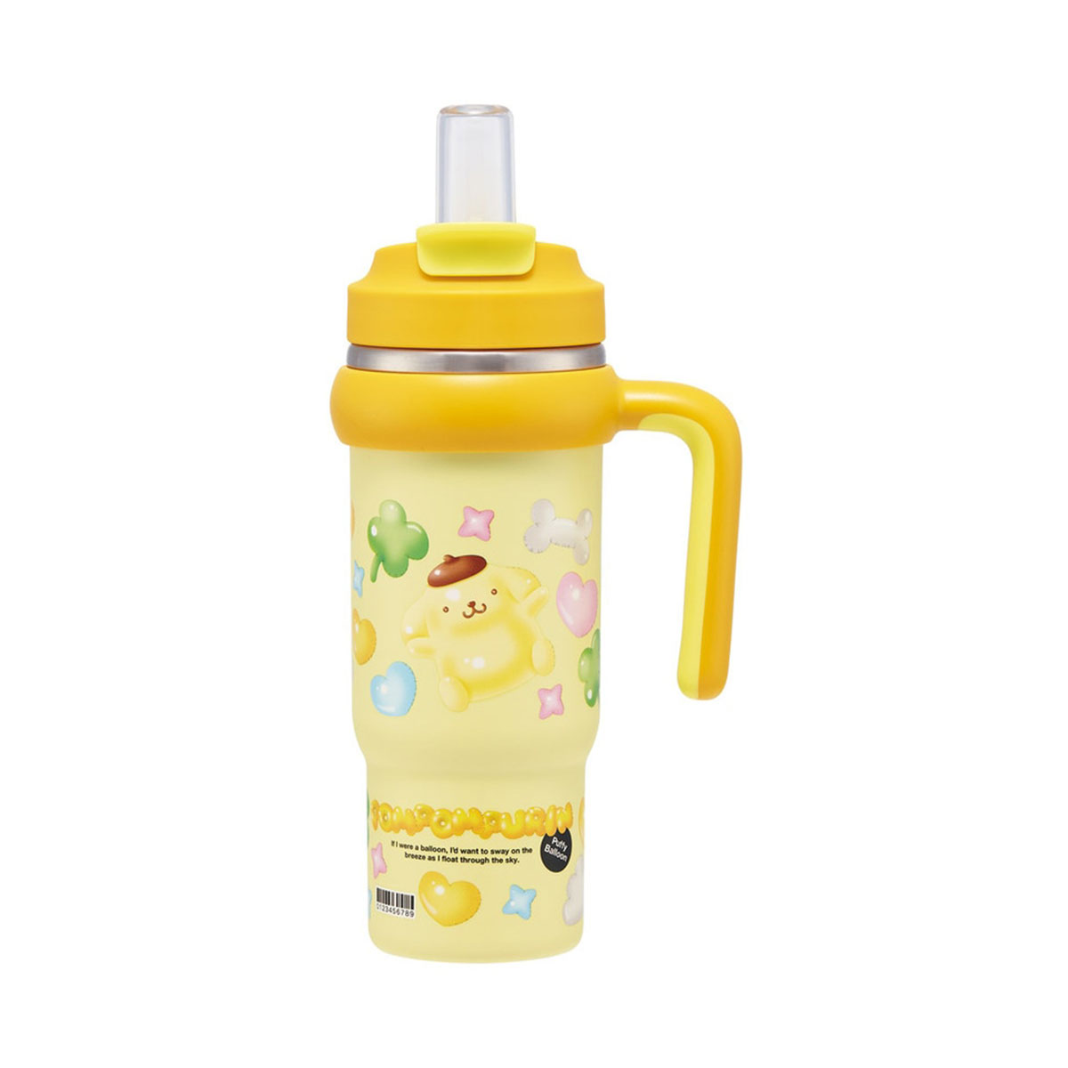 タンブラー 830ml 保温 保冷 直飲み ストロー ハンドル付 持ち手付き 2WAY ステンレス ボトル 水筒 大人 子供 キッズ キャラクター サンリオ キティ STSTB9 | スケーター | 05