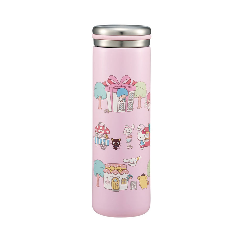 水筒 450ml ステンレス マグ キッズ ダイレクト 小さめ 保冷 保温 真空二層構造 広口 マイボトル ディズニー サンリオ stx5 爆買 | スケーター | 02