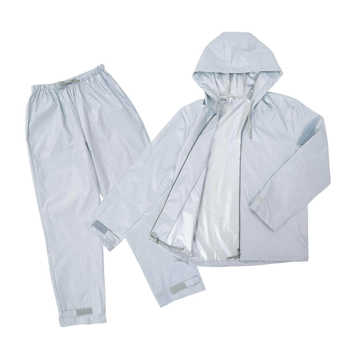 サウナスーツ 上下セット レディース メンズ  ダイエット ウォーキング ジョギング 黒 ブラック グレー 発汗シェイプエクササウナスーツ 173 爆買 | ニーズ | 02