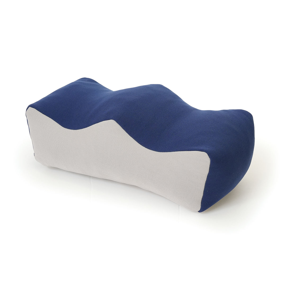 足まくら フットピロー 負担軽減 体圧分散 丸穴 低反発ウレタン 膝下枕 うつ伏せ寝 読書クッション ピンク ネイビー 低反発フィット足らく枕 194 爆買 | ニーズ | 02