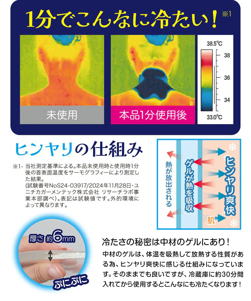クーラー ひんやり 接触冷感 冷たい 涼感 首掛け 冷却 暑さ対策 熱中症予防 アウトドア レジャー エコクールゲルネックバンド ネイビー ブルー 青 爆買 | ブランド登録なし | 04