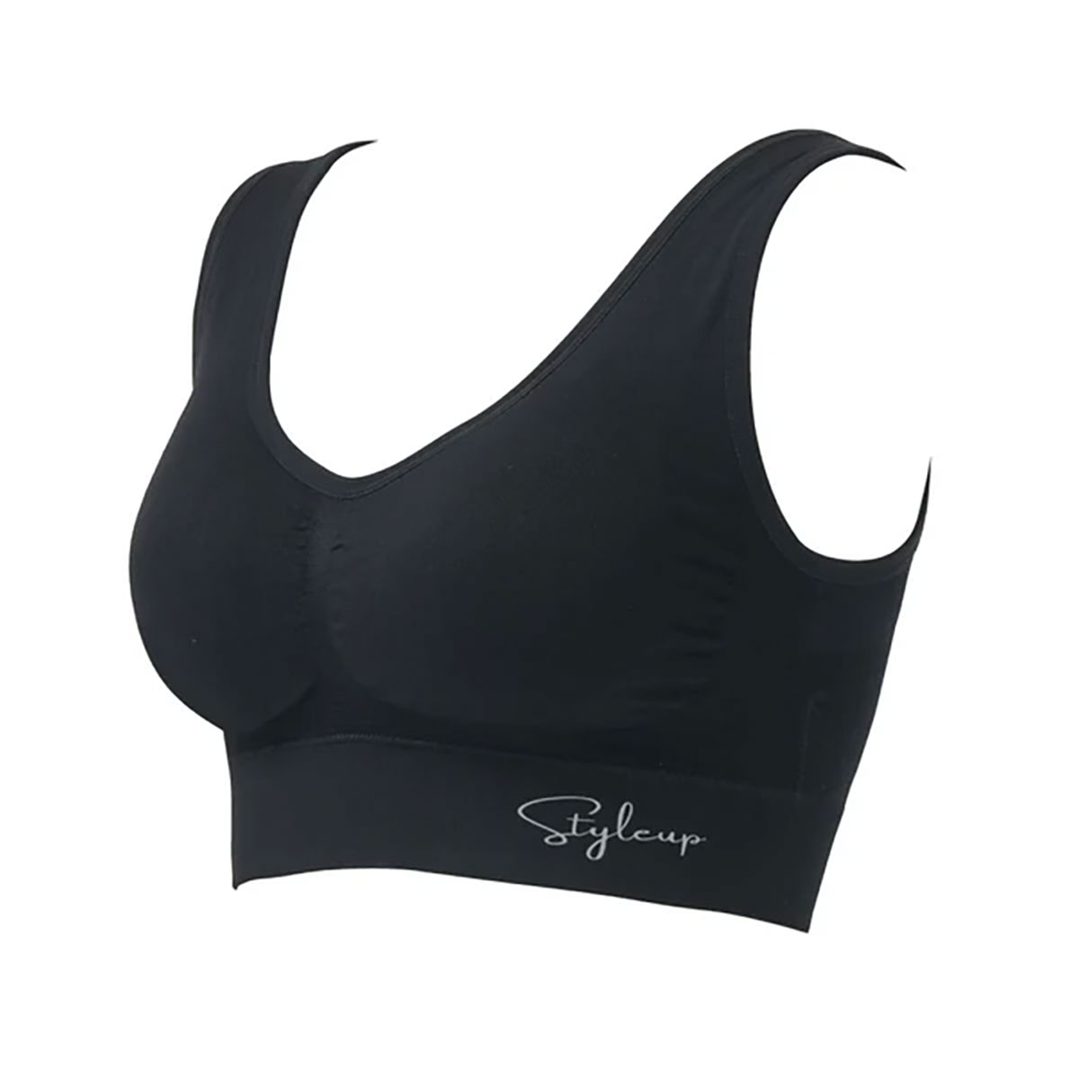 ブラジャー ノンワイヤー 着圧 ボディメイク シェイプ ナイト 肌着 下着 黒 ブラック 骨格診断士が作ったスタイルアップブラ ストレート 228 爆買 | ニーズ | 01