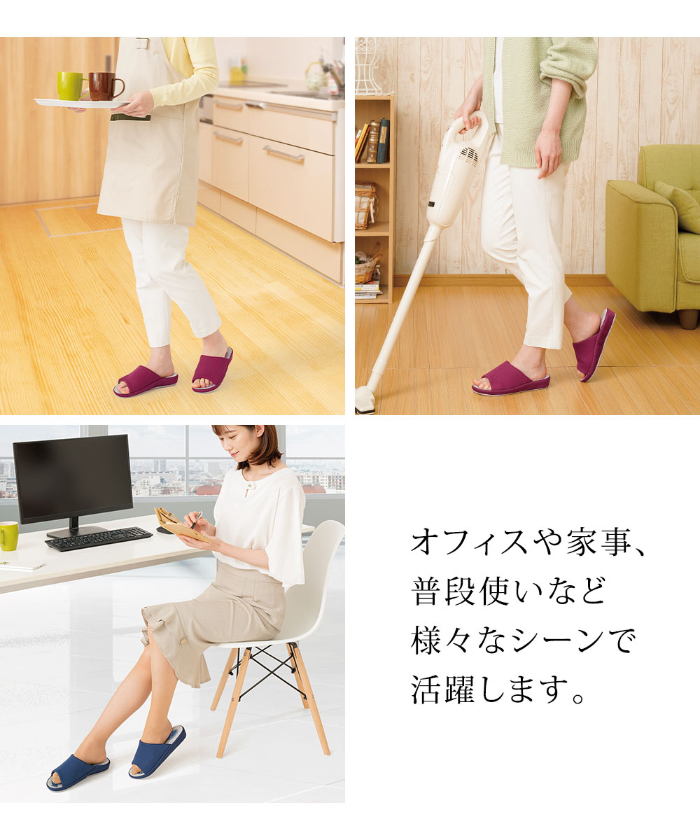 シェイプエアー美脚スリッパ ダイエットスリッパ レディース ダイエット サンダル スリッパ 洗える ヒール 美脚 健康スリッパ オフィス 54 | ニーズ | 07