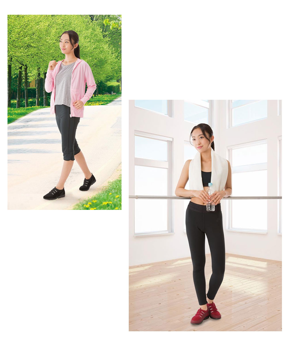 歩きたくなるウォーキングシューズ コンフォートシューズ レディース おしゃれ 軽い 幅広 スリッポン 黒 スニーカー 60代 70代 50代 57 | ニーズ | 09