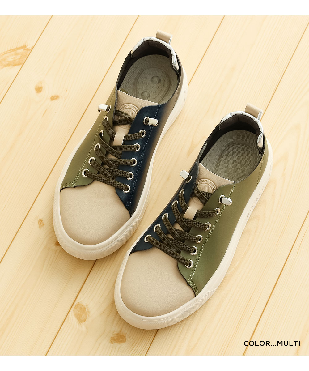 カジュアルシューズ レディース ツボ押し 凸凹インソール 足裏マッサージ 衝撃吸収 土踏まず アーチサポート ゴム紐 撥水 スマートウォーク 2012 | ブランド登録なし | 20