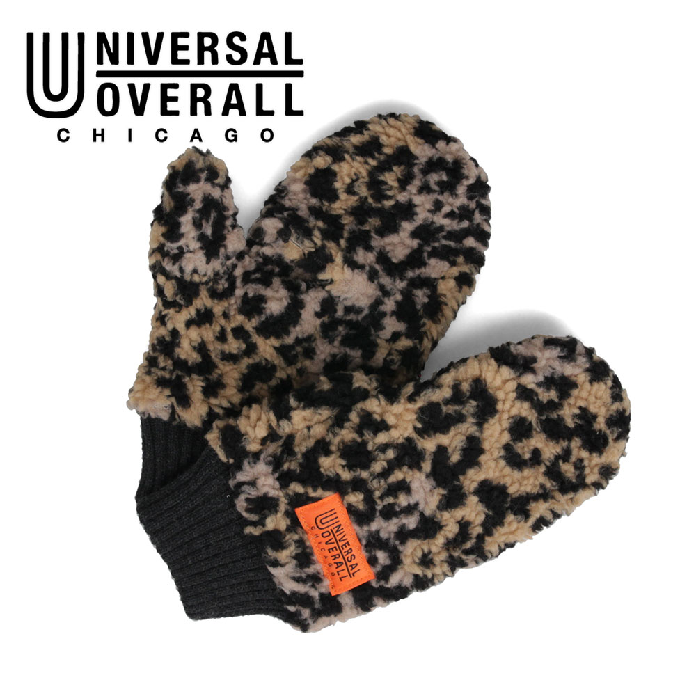 ユニバーサルオーバーオール 手袋 レディース ボア ミトン スマホ対応 冬 防寒 アウトドア 黒 白 チェック柄 t1110 UNIVERSALOVERALL | UNIVERSAL OVERALL | 02