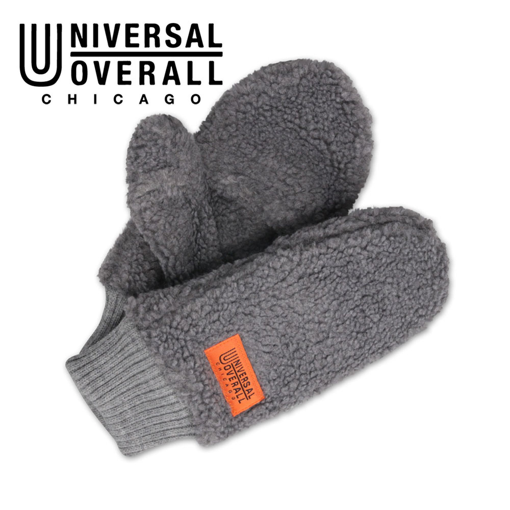 ユニバーサルオーバーオール 手袋 レディース ボア ミトン スマホ対応 冬 防寒 アウトドア 黒 白 チェック柄 t1110 UNIVERSALOVERALL | UNIVERSAL OVERALL | 06