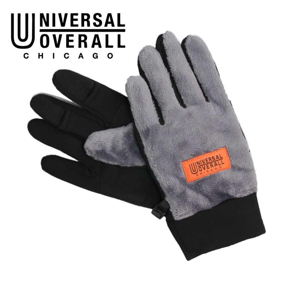 UNIVERSAL OVERALL ユニバーサルオーバーオール 手袋 メンズ 防寒 グローブ ボア スマート スマホ対応 指が出せる UO t1282 | UNIVERSAL OVERALL | 03