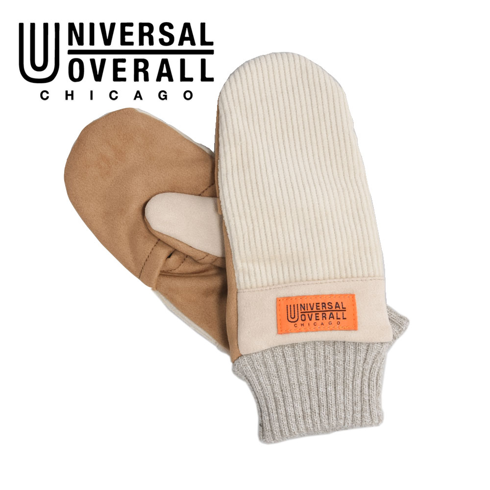 UNIVERSAL OVERALL ユニバーサルオーバーオール 手袋 レディース ミトン コーデュロイ グローブ スマホ対応 指が出せる t1330 | UNIVERSAL OVERALL | 01