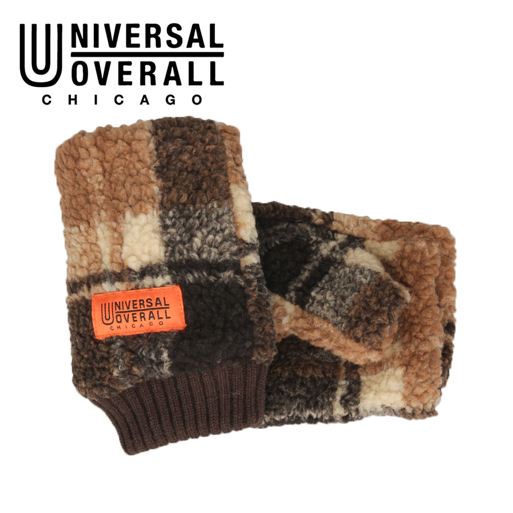 UNIVERSAL OVERALL ユニバーサルオーバーオール 手袋 指なし 暖かい ボア フィンガーレス グローブ スマホ対応 ブランド t1445 | UNIVERSAL OVERALL | 02