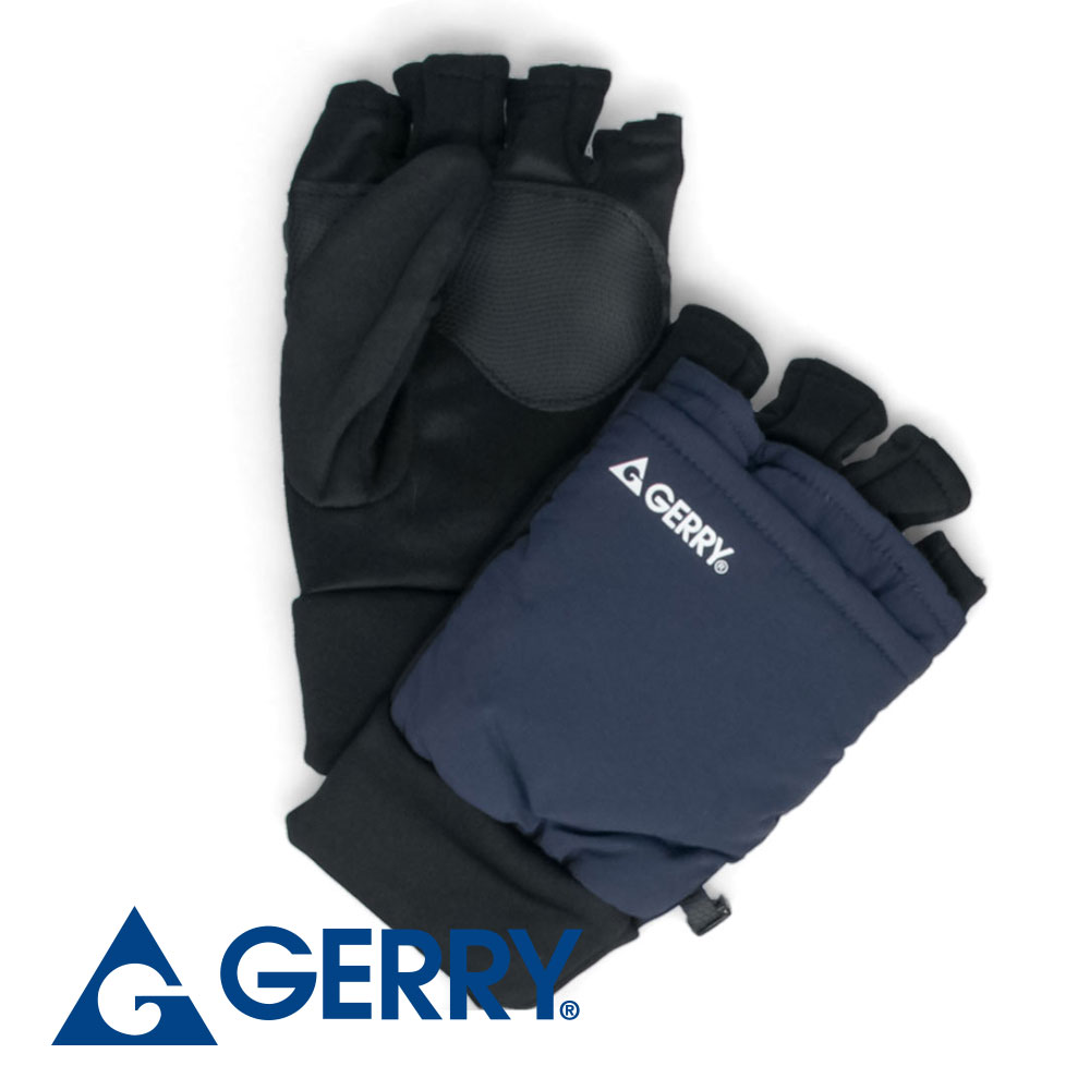 gerry ミトン 手袋 防寒 スマホ 対応 メンズ レディース 指 穴 冬 2way フード付き カバー 出せる オープン 暖かい 通勤 通学 グローブ t1540 ジェリー | GERRY | 03