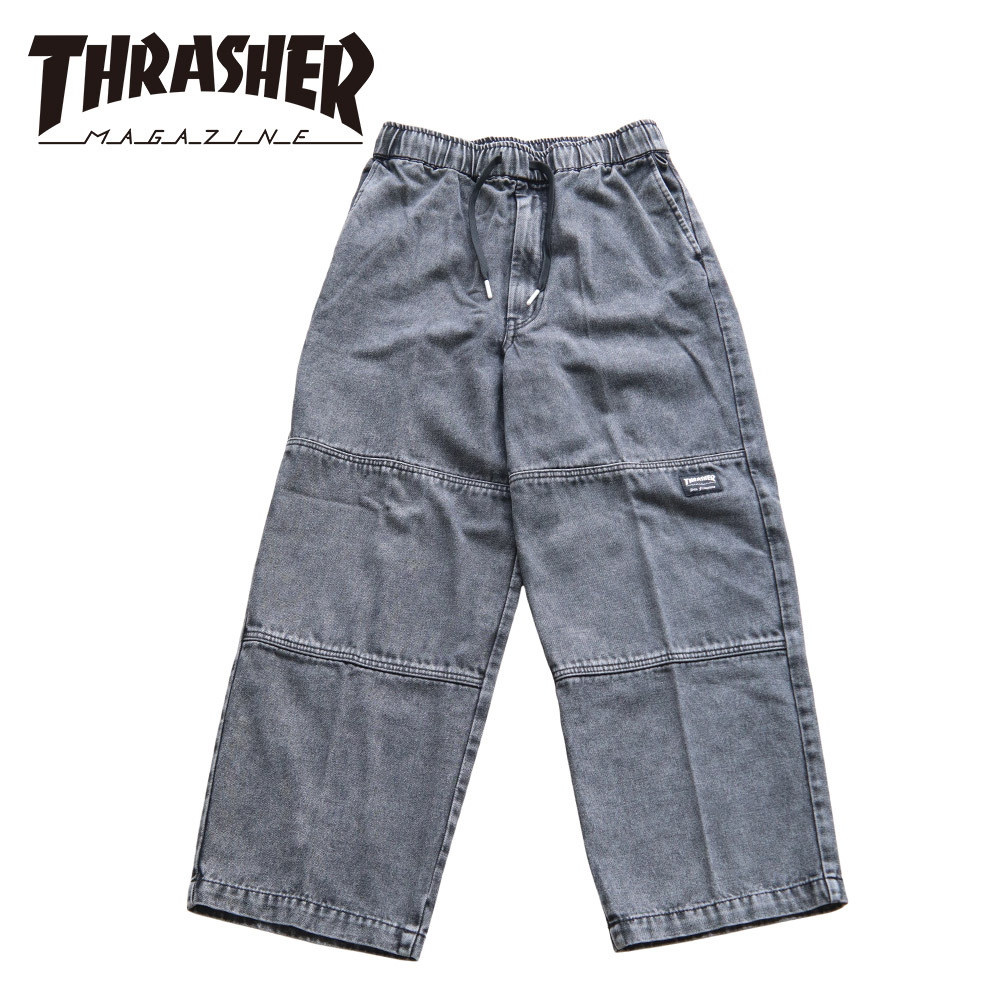 スラッシャー イージーパンツ メンズ デニム ワークパンツ ワイドパンツ ゆったり スケーター レディース ボトムス THRASHER 017150 爆買 | THRASHER | 01