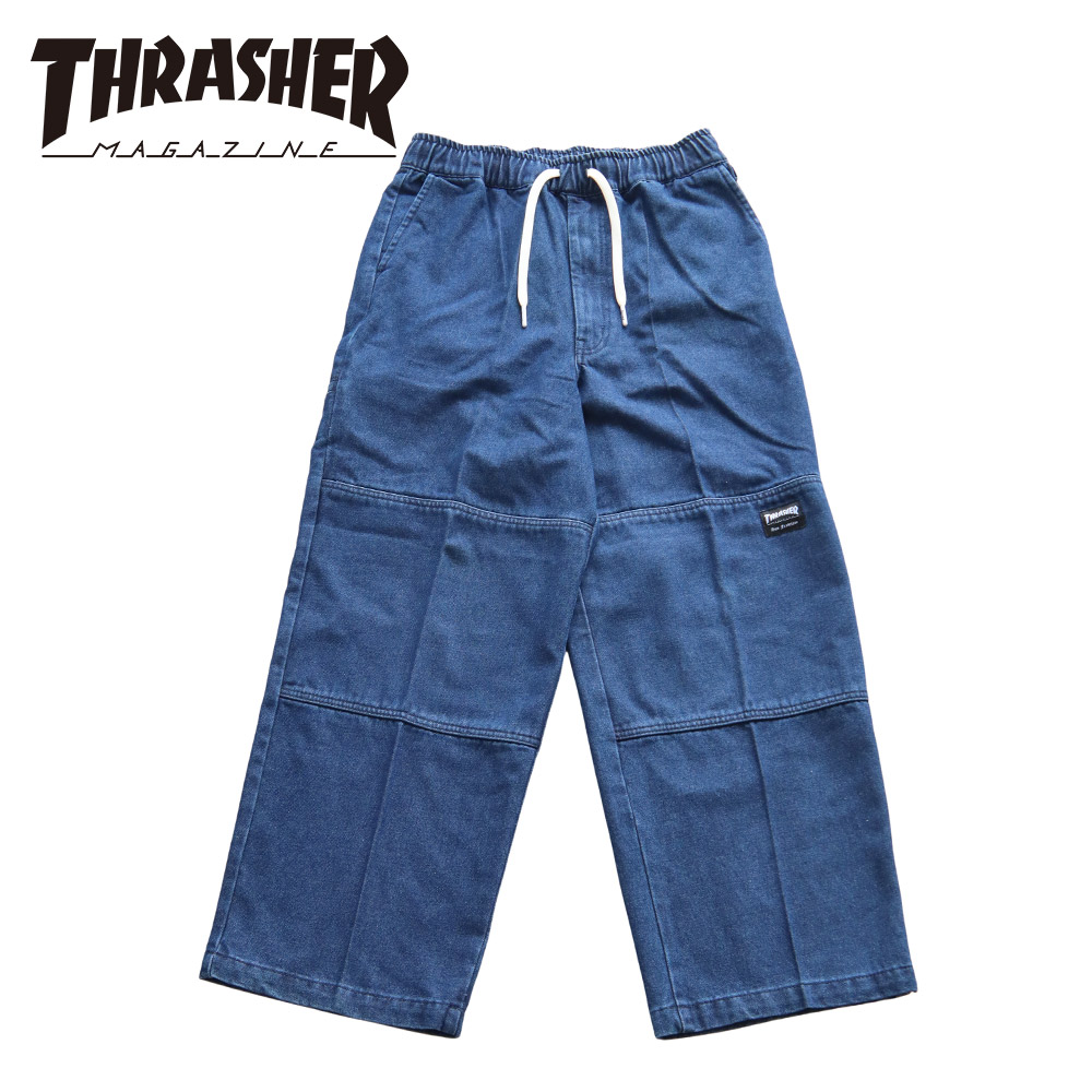 スラッシャー イージーパンツ メンズ デニム ワークパンツ ワイドパンツ ゆったり スケーター レディース ボトムス THRASHER 017150 爆買 | THRASHER | 03