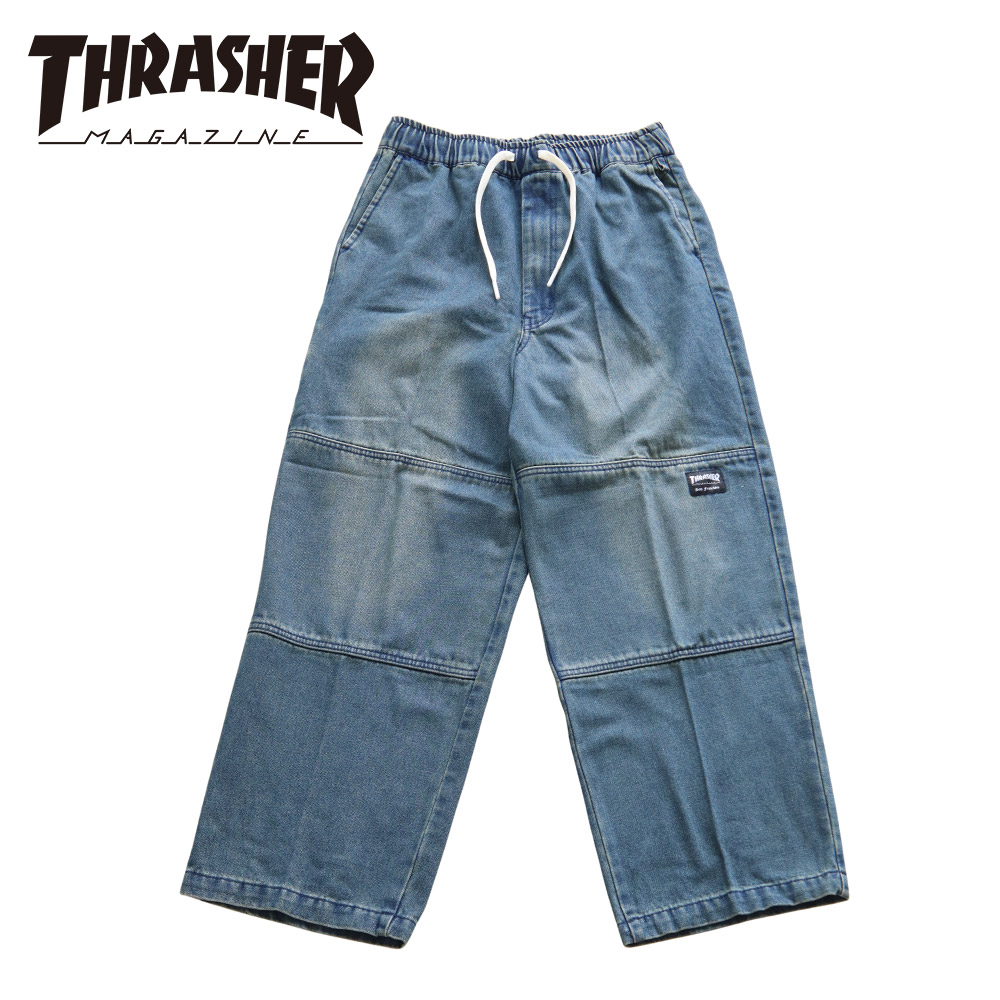 スラッシャー イージーパンツ メンズ デニム ワークパンツ ワイドパンツ ゆったり スケーター レディース ボトムス THRASHER 017150 爆買 | THRASHER | 04