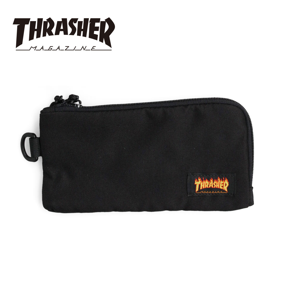 スラッシャー 財布 ロングウォレット ファスナー メンズ レディース 軽い アメカジ カジュアル おしゃれ プレゼント 黒 ヒョウ柄 THRASHER 爆買 | THRASHER | 02