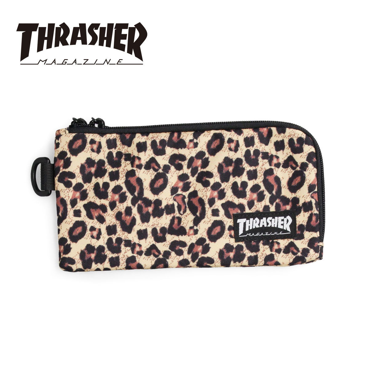 スラッシャー 財布 ロングウォレット ファスナー メンズ レディース 軽い アメカジ カジュアル おしゃれ プレゼント 黒 ヒョウ柄 THRASHER 爆買 | THRASHER | 03