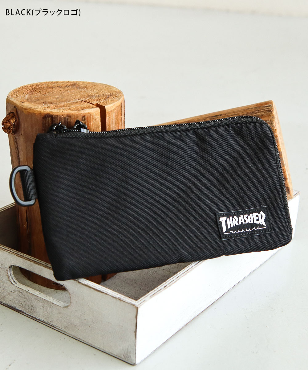 スラッシャー 財布 ロングウォレット ファスナー メンズ レディース 軽い アメカジ カジュアル おしゃれ プレゼント 黒 ヒョウ柄 THRASHER 爆買 | THRASHER | 11