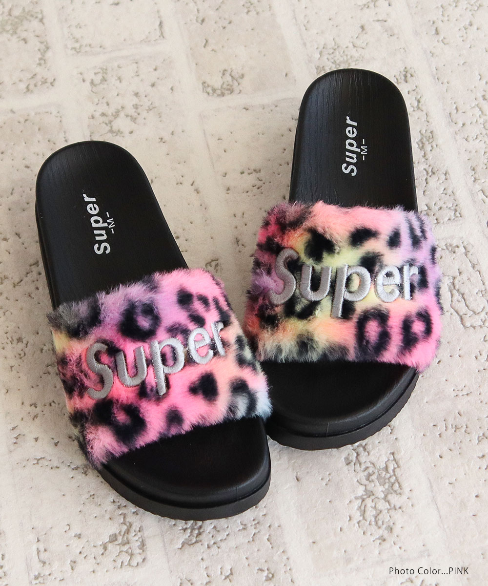 ファーサンダル 厚底 ファー サンダル レディース つっかけ かわいい