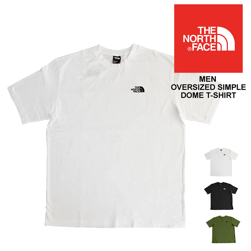 ザノースフェイス 半袖Tシャツ メンズ エッセンシャル ハーフドーム オーバーサイズ 刺繍 THE NORTH FACE M S/S NF0A87NR | THE NORTH FACE