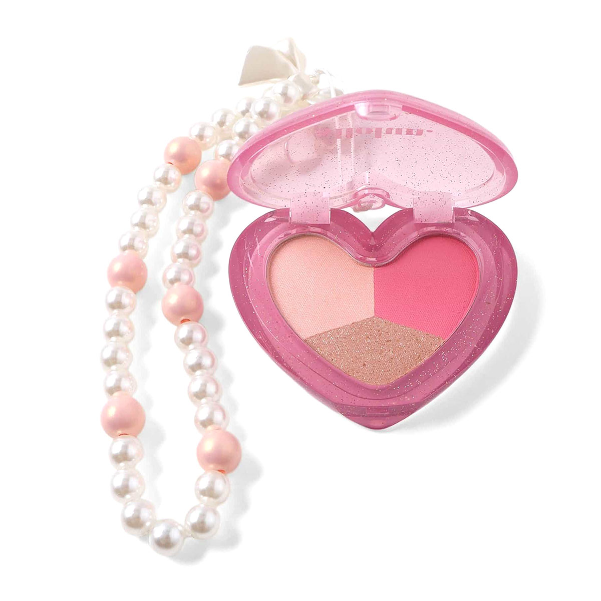 アイシャドウ 女の子 キッズ チーク アイカラー コスメ キラキラ ラメ入り 小学生 幼稚園 メイクアップ ハートマルチパレット U581925 | allolun. | 02