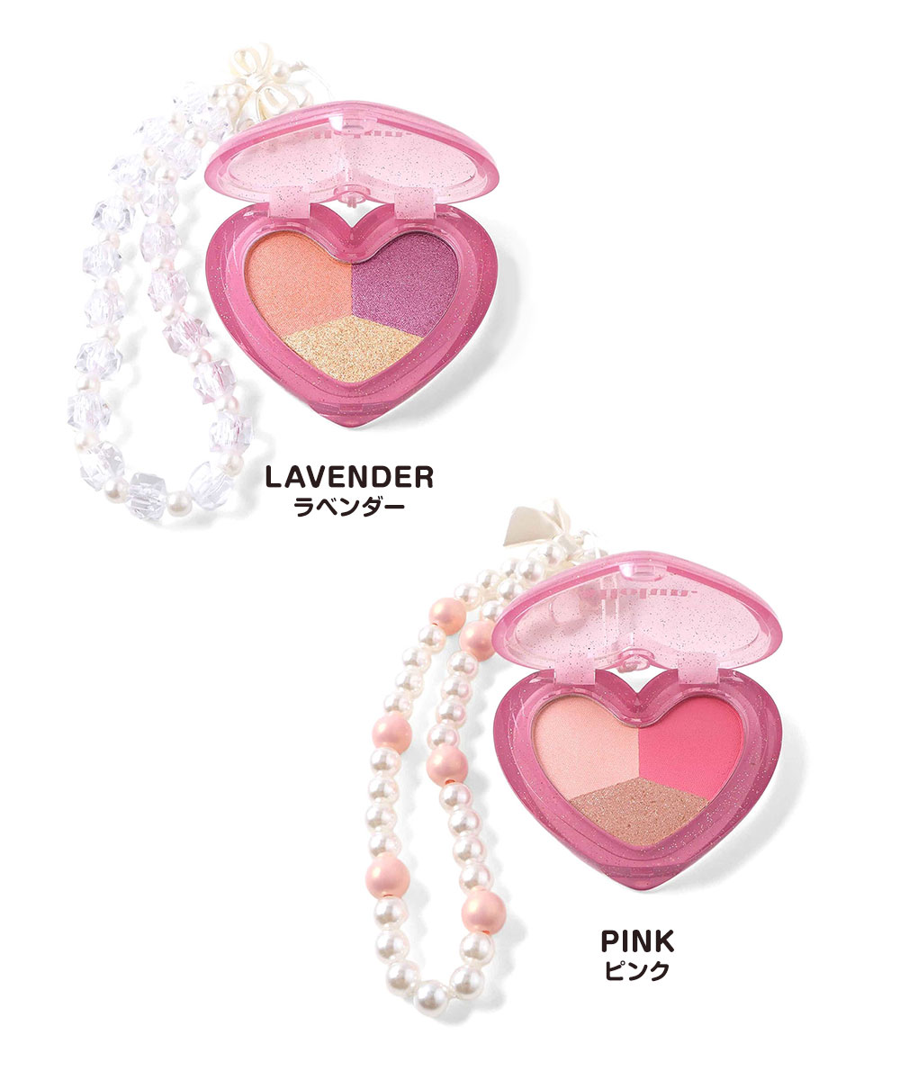 アイシャドウ 女の子 キッズ チーク アイカラー コスメ キラキラ ラメ入り 小学生 幼稚園 メイクアップ ハートマルチパレット U581925 | allolun. | 10