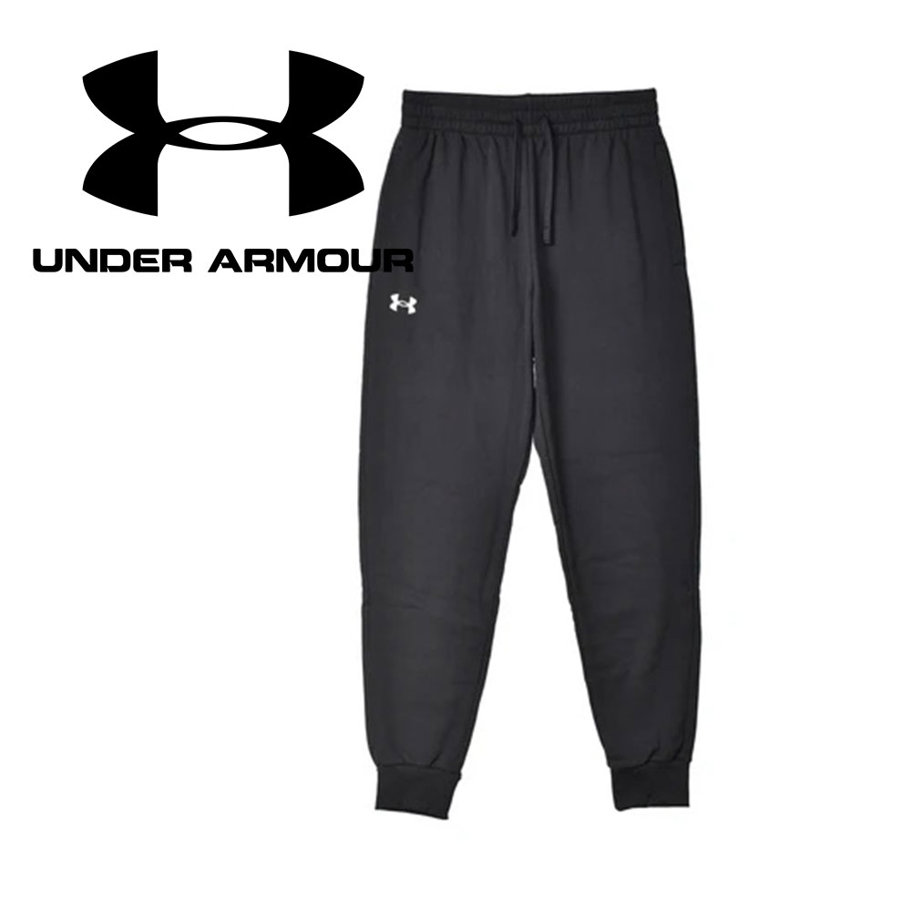 アンダーアーマー ジョガーパンツ コットンフリース 裏起毛 保温 速乾性 3UAライバルフリース 軽量 黒 UNDER ARMOUR 1379774 | UNDER ARMOUR | 01