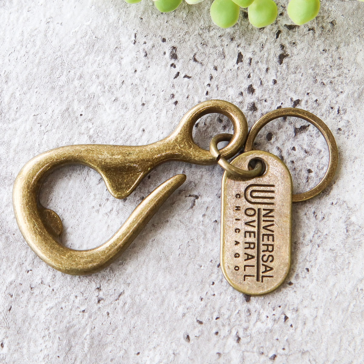 ユニバーサルオーバーオール キーリング カラビナ 栓抜き 黒 シルバー ゴールド 車 家 鍵  NIVERSAL OVERALL uv189mp | UNIVERSAL OVERALL | 04