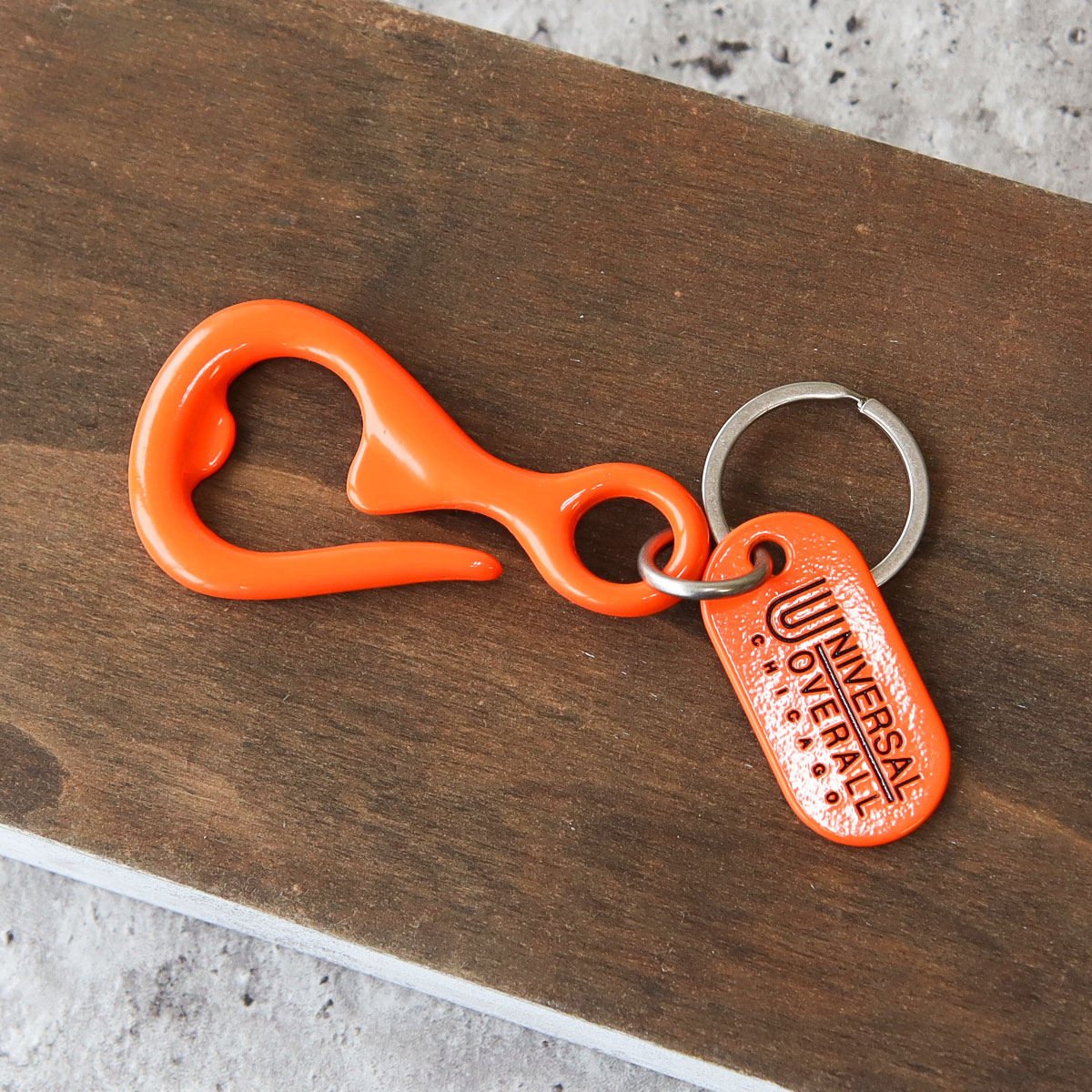 ユニバーサルオーバーオール キーリング カラビナ 栓抜き 黒 シルバー ゴールド 車 家 鍵  NIVERSAL OVERALL uv189mp | UNIVERSAL OVERALL | 02