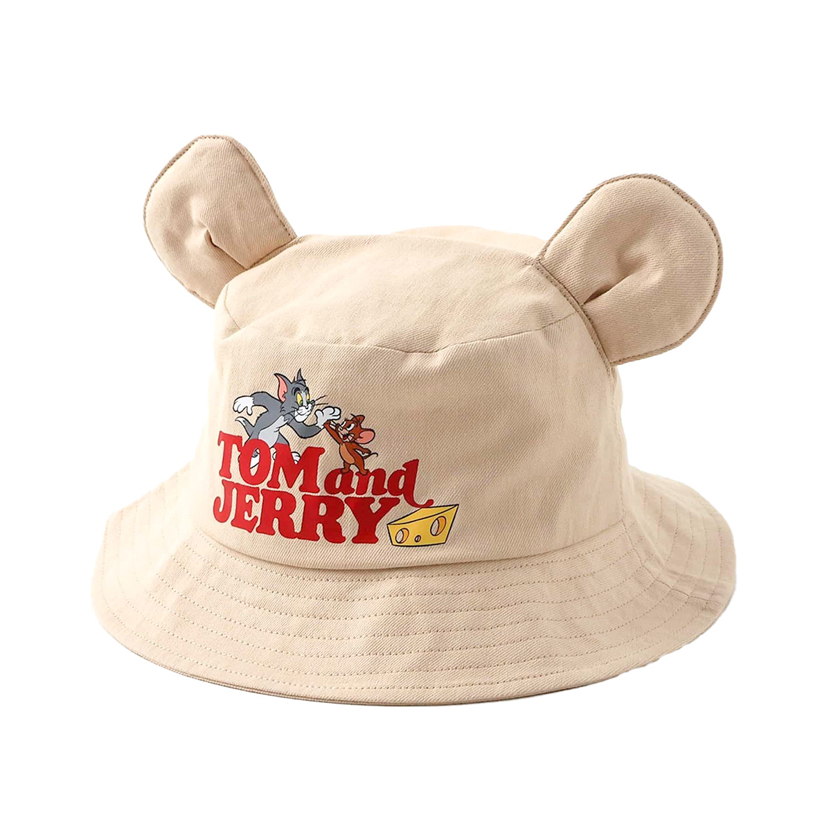 アプレレクール 帽子 キッズ 日よけ バケット ハット 子供 UVカット 紫外線対策 男の子 女の子 トムとジェリー 耳付きv268905 apres les cours 爆買 | F.O.KIDS | 01