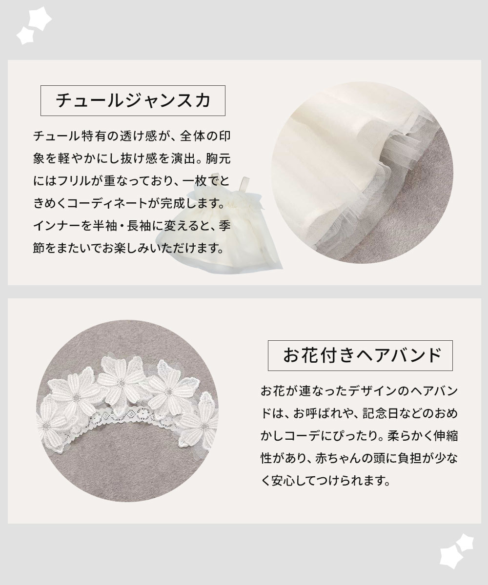 ベビー服 女の子 おしゃれ 70 ヘアバンド ソックス 靴下 セット ギフト 出産祝い かわいい 子供服 アプレレクール ジャンスカ V440905 | ブランド登録なし | 06