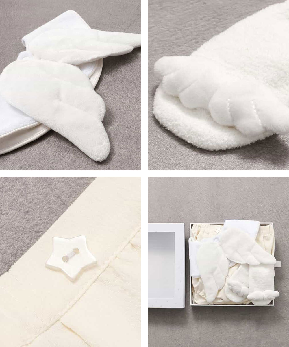 ベビー服 セット 女の子 男の子 70 ブルマ スタイ ソックス 出産祝い プレゼント かわいい 子供服 アプレレクール 天使の羽 V440935 | ブランド登録なし | 05