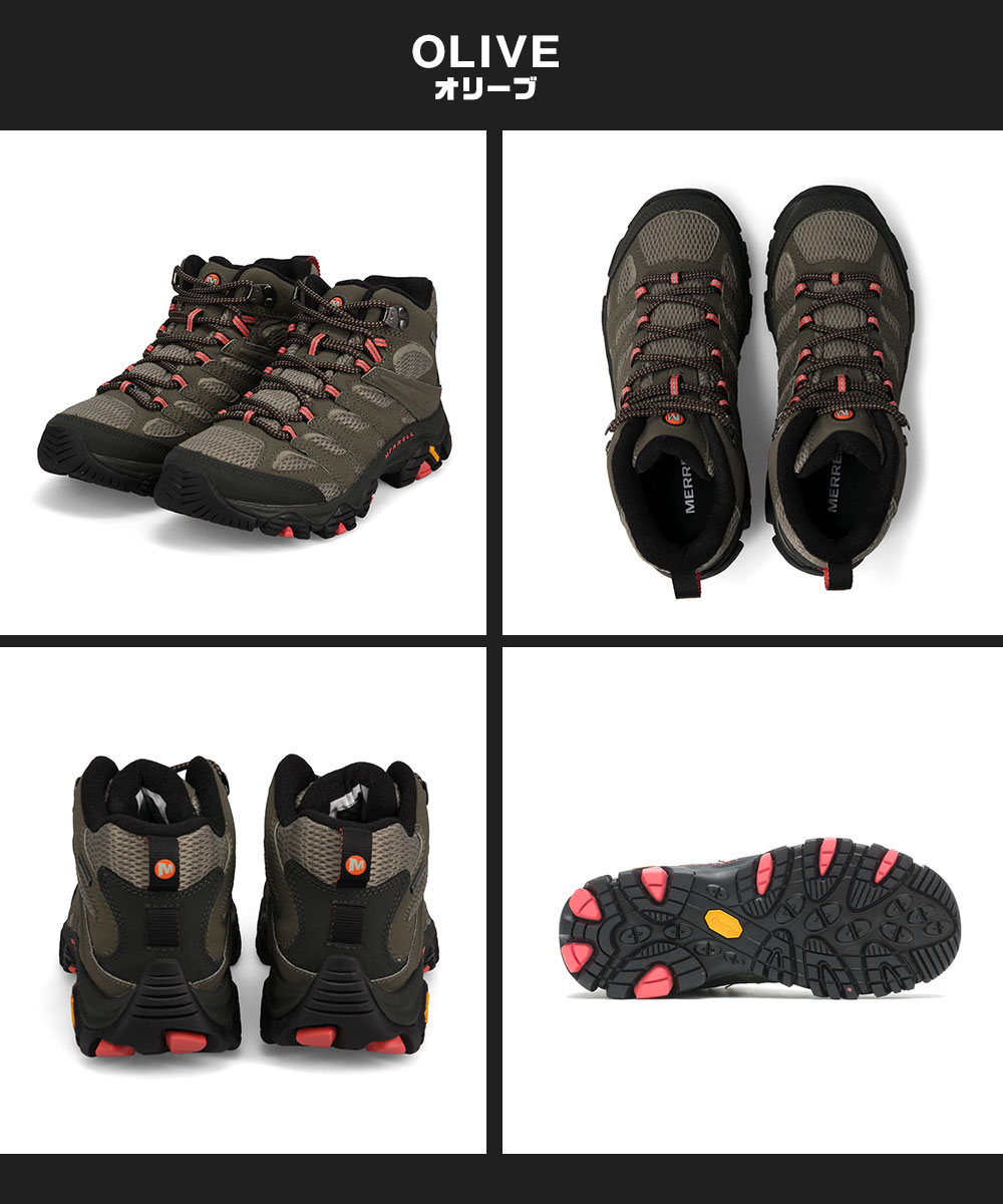 メレル 靴 シューズ ウィメンズ 防水 防滑 ミッドカット 登山 MOAB 3 SYNTHETIC MID GORE-TEX MERRELL | MERRELL | 14