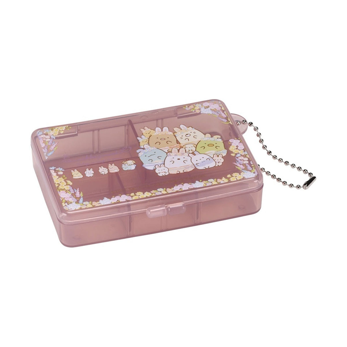 小物入れ 薬入れ ピルケース 小さめ コンパクト サプリケース アクセサリー入れ 仕切り 旅行 トラベル用品 キャラクター ミニケース ZMLC1 | スケーター | 08