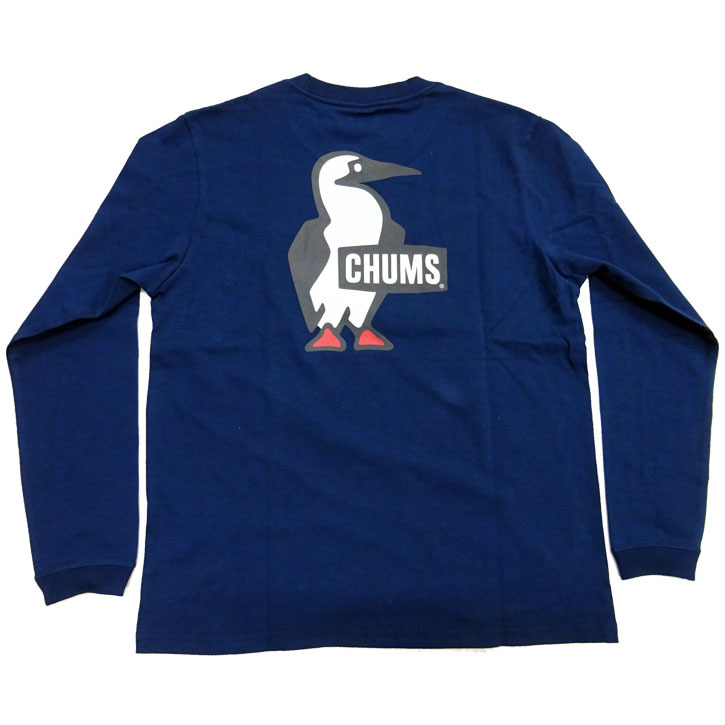 CHUMS チャムス ブービーロゴ 長袖 Tシャツ CH01-1830