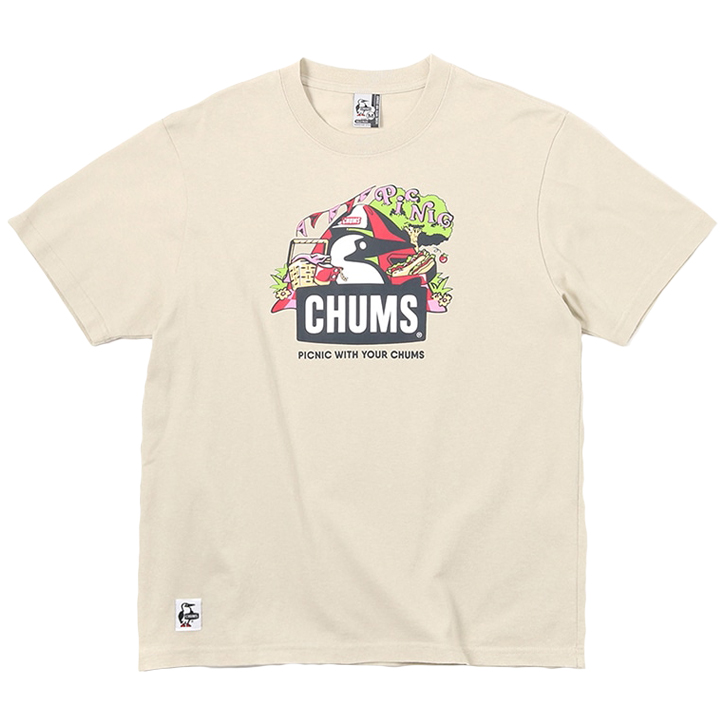 チャムス CHUMS PICNIC BOOBY チャムス ピクニックブービー　半袖　Tシャツ CH0...