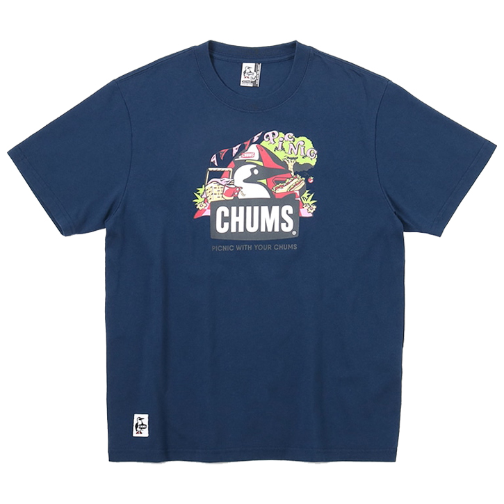 チャムス CHUMS PICNIC BOOBY チャムス ピクニックブービー　半袖　Tシャツ CH0...