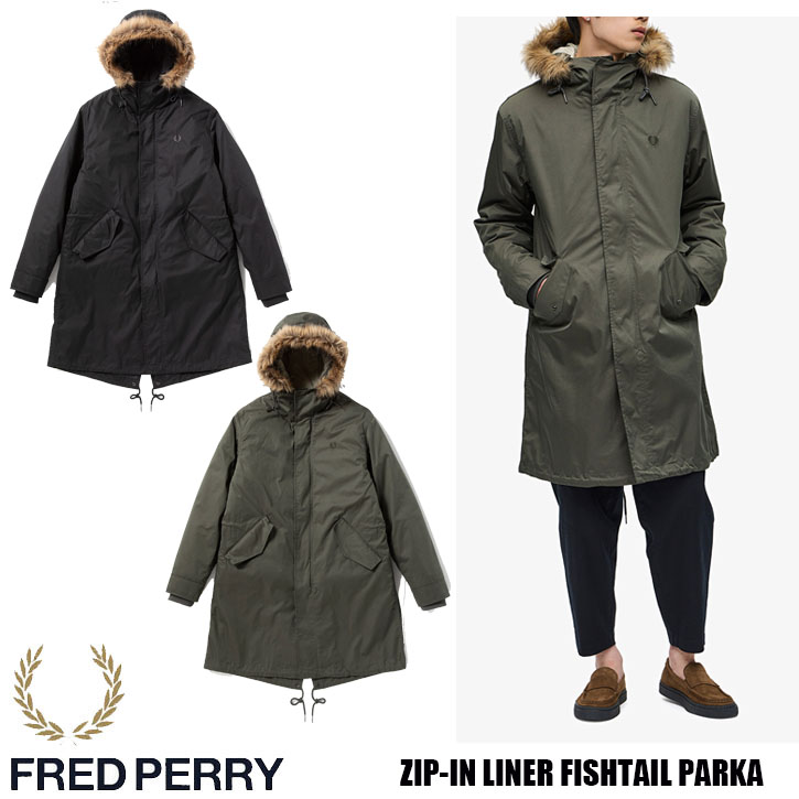フレッドペリー FRED PERRY モッズコート J6504 フィッシュテイル 