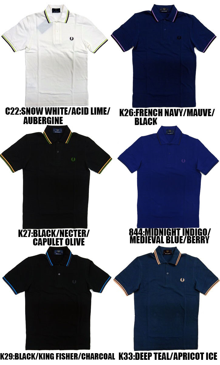 FRED PERRY（フレッドペリー） 英国製 半袖ポロシャツ M12 国内正規品