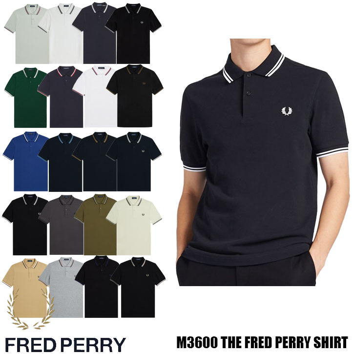フレッドペリー FRED PERRY 半袖 ポロシャツ M3600 国内正規品 : m3600 