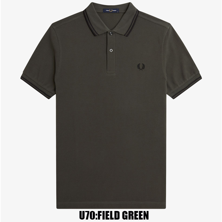 極美品 FRED PERRY 水色 ポロシャツ M3600 L 半袖 FRED PERRY フレッドペリー ポロシャツ Twin Tipped Shirt M3600