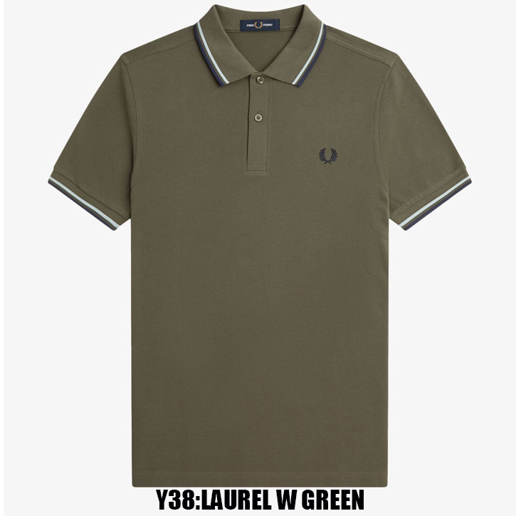 FRED PERRY RIBBED SHIRT ポロシャツ KHAKI カーキ フレッドペリー FRED PERRY 【正規品】フレッドペリー FRED