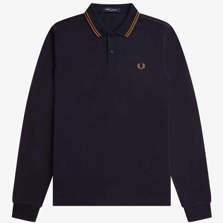 フレッドペリー FRED PERRY 長袖 ポロシャツ M3636 国内正規品 : m3636 