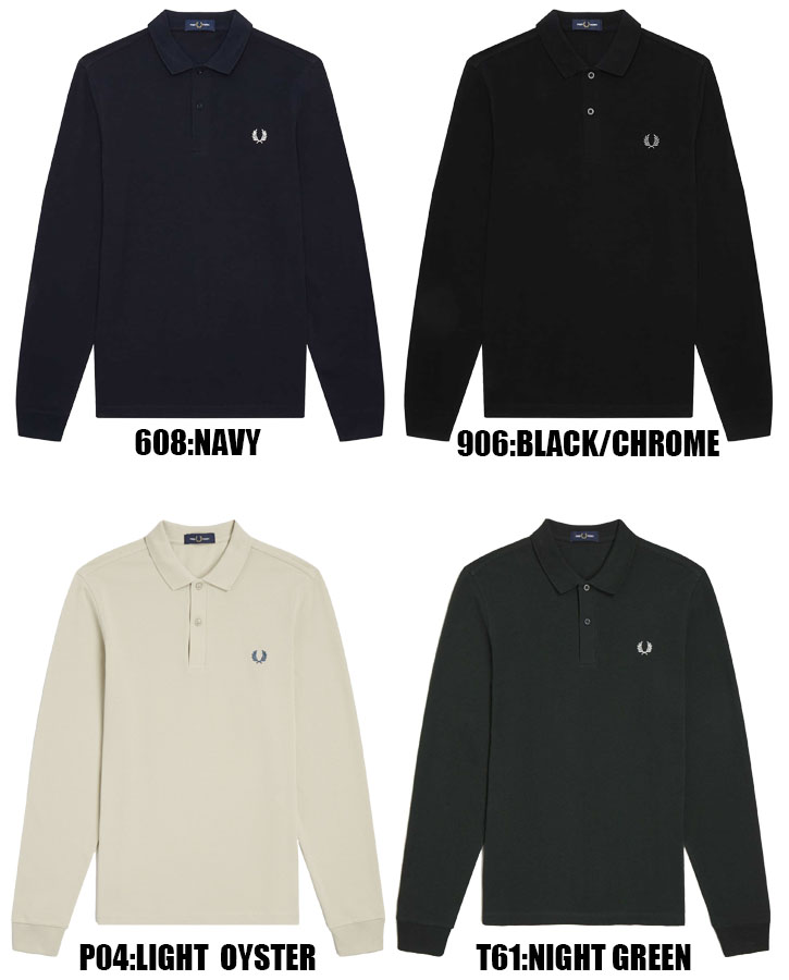 FRED PERRY（フレッドペリー） 長袖 ポロシャツ M6006 国内正規品