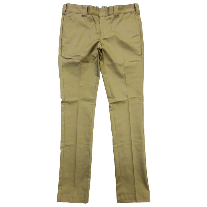 【まる】ディッキーズ　WD881 フラットフロント 32 グレー Dickies ディッキーズ Dickies スキニーチノ WD881 Flat Front