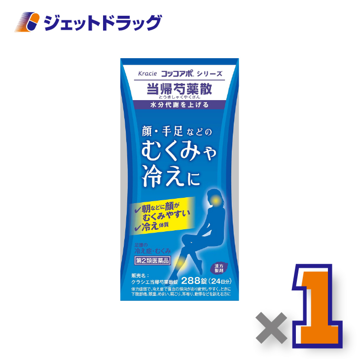 【第2類医薬品】クラシエ当帰芍薬散錠 288錠 ×1個〔漢方製剤・とうきしゃくやくさん〕 : ジェットドラッグ - 通販 - Yahoo!ショッピング