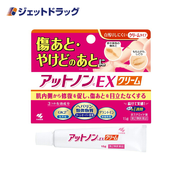 【第2類医薬品】〔かぶれ 皮膚炎〕 アットノンEX クリーム 15g｜jetdrug